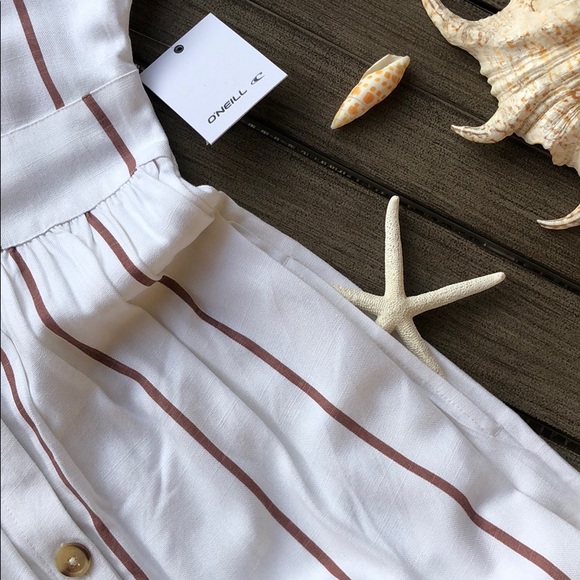 🌴🌼O’Neill- REID STRIPE MIDIE DRESS🌼🌴 - Picture 10 of 12